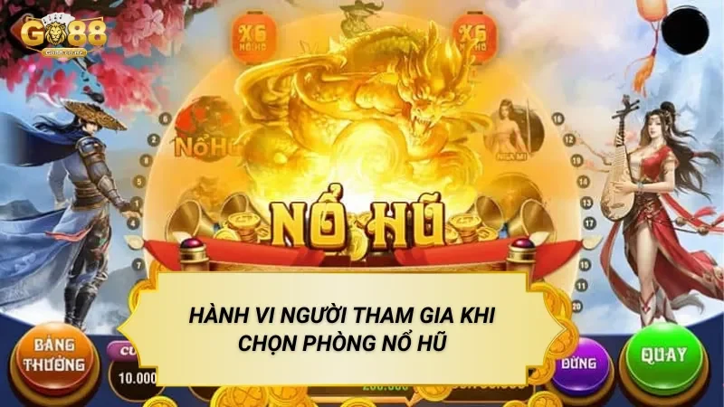 Nổ Hũ Sảnh Rikvip – Slot Game Phân Tầng Theo Phòng Chơi Hành Vi Người Tham Gia Khi Chọn Phòng Nổ Hũ